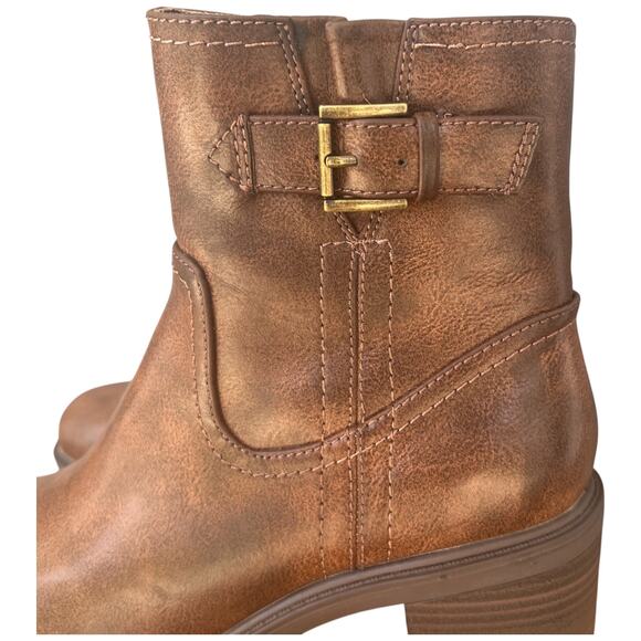 Brown Leather Ankle Boots - Picture 4 of 13